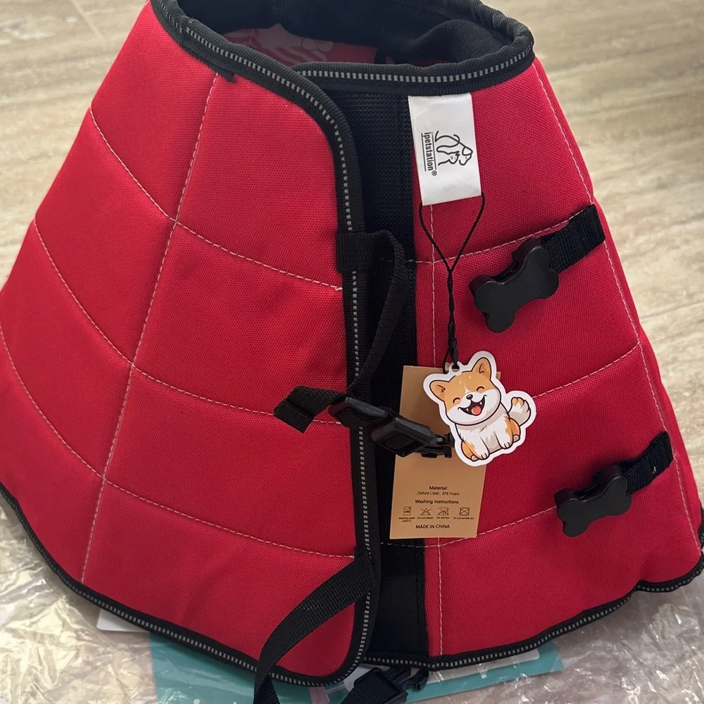 Protective recovery collar for dogs